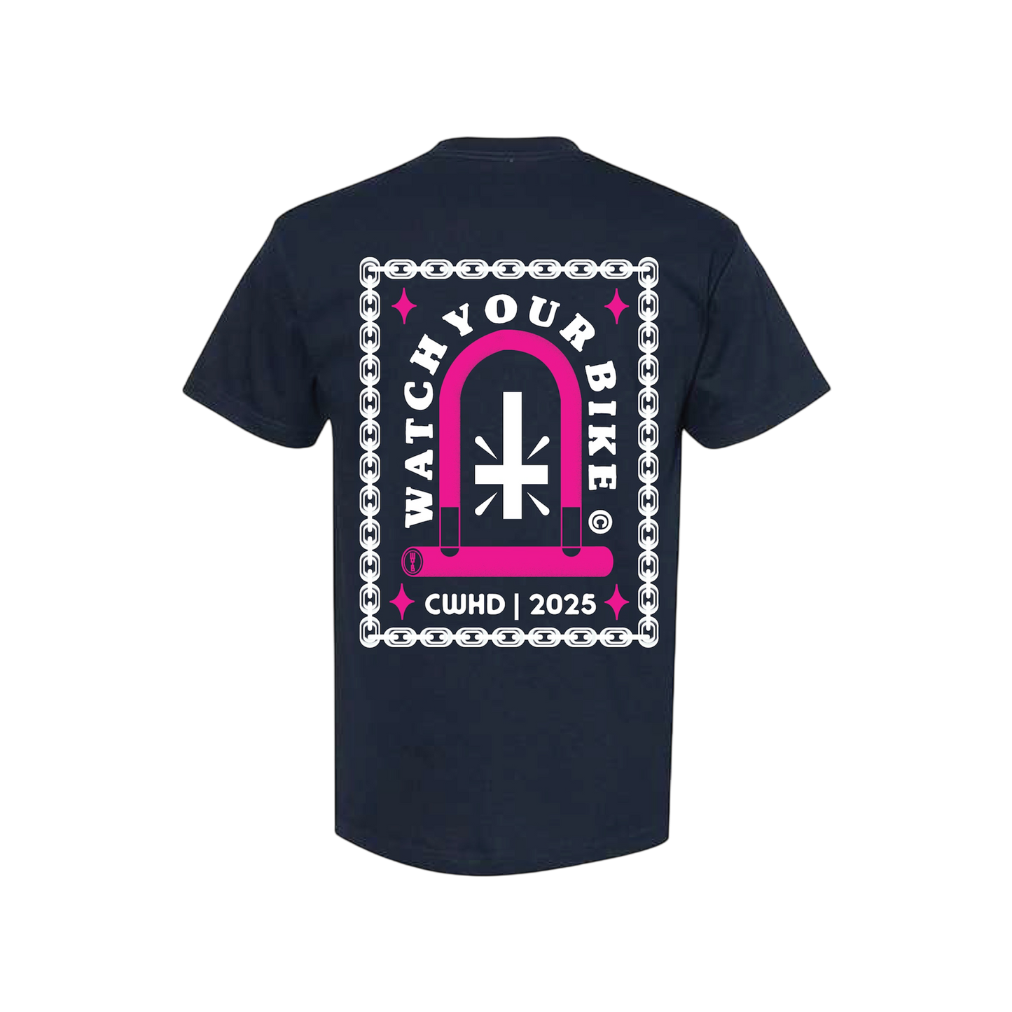 "Watch Your Bike" Tee (Navy Blue)