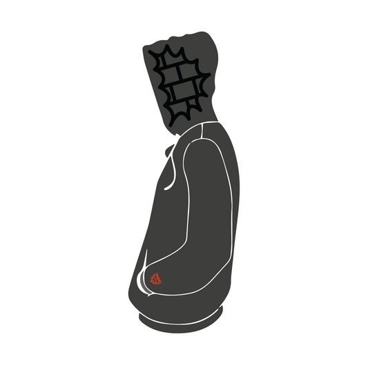 (PRE-ORDER) Brick Hoodie "Stealth Bomber" (Pigment Black)