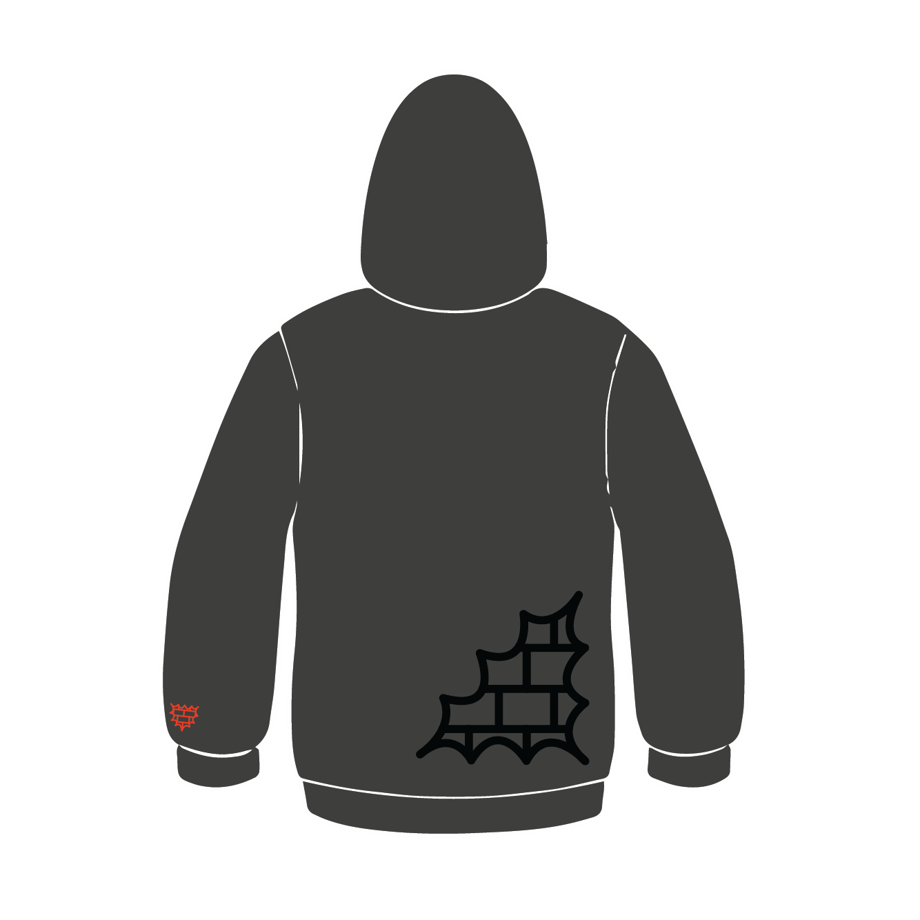 (PRE-ORDER) Brick Hoodie "Stealth Bomber" (Pigment Black)